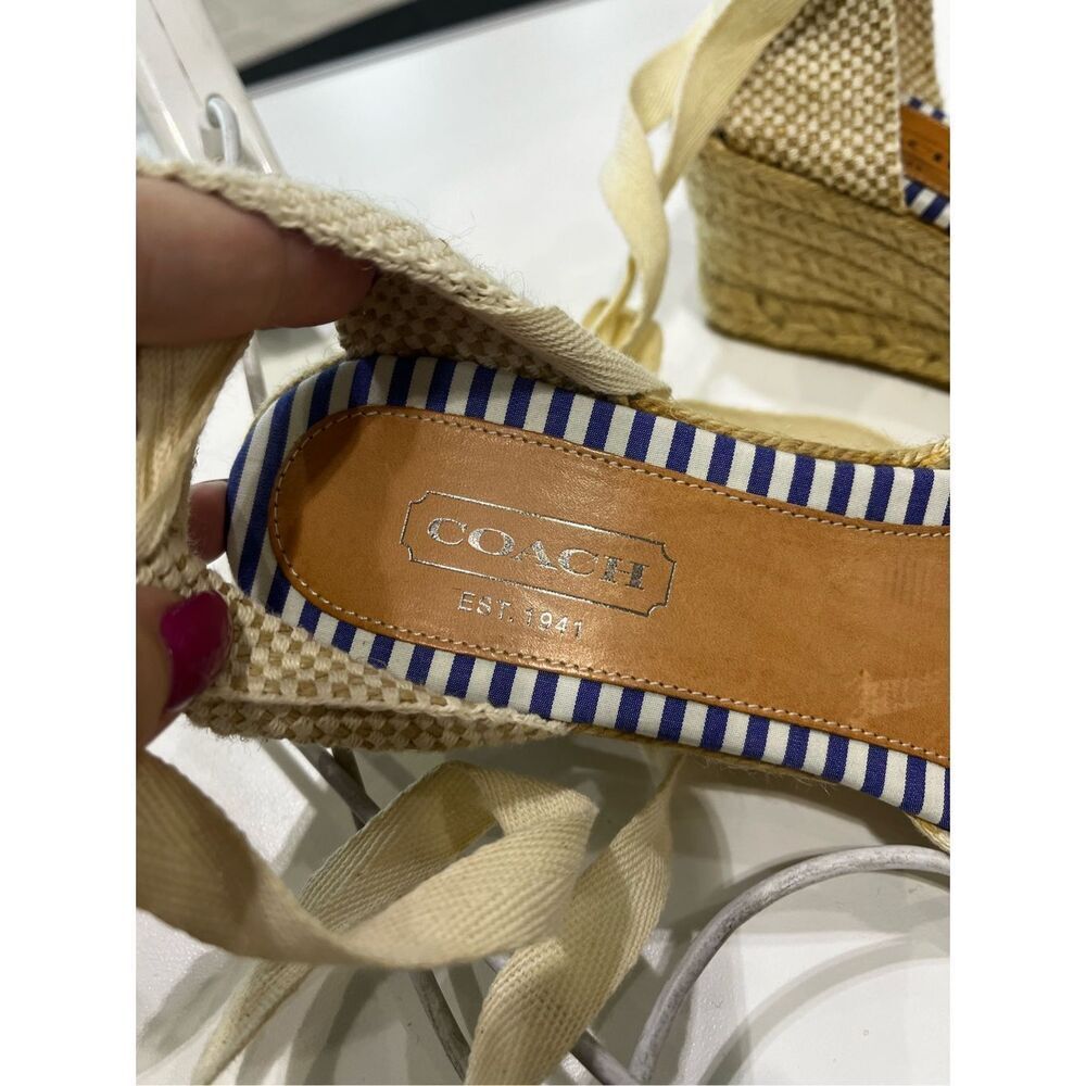 Coach Multicolor Patchwork Espadrille Sandals - image 6